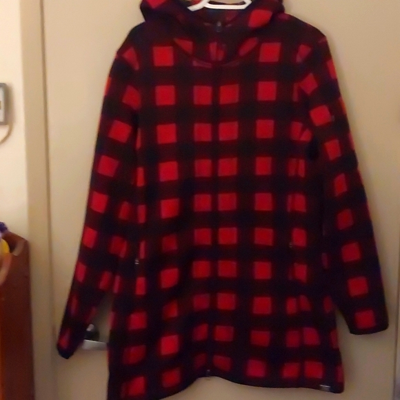 L.L. Bean Jackets & Blazers - LL BEAN Long Buffalo Plaid Jacket Size XL